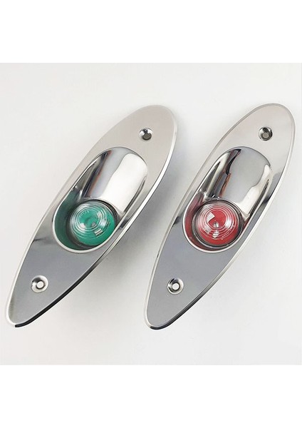 Burun Seyir Feneri Iskele Sancak Takım 12V LED
