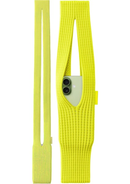 Tüm Telefonlarla Uyumlu 80 cm Phone Pocket Premium Örgü Telefon Askısı | 3D Esnek Tasarım