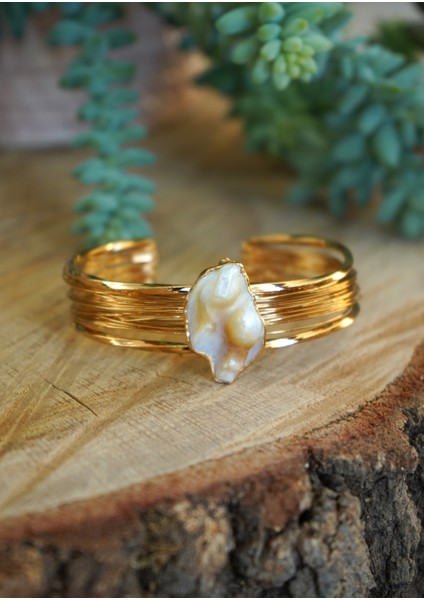 Doğal Taş Inci Ayarlanabilir Hasır Bileklik fiyatları