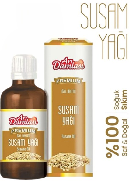 Susam Yağı %100 Saf ve Doğal Soğuk Sıkım 50 ml fırsatları
