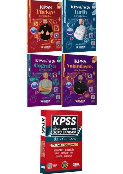 2026 Kpss Atölye Serisi Türkçe Tarih Coğrafya Vatandaşlık Soru - Lise Önlisans Konu Ant. Soru