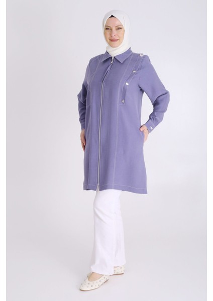 Büyük Beden Tesettür Tensel Spor Dikişli Kap Ceket fiyatları