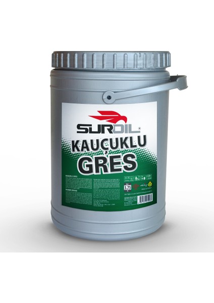Suroıl Kauçuklu Yeşil Gres 3.75 kg