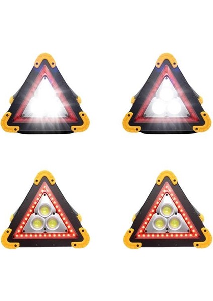 Solar Şarjlı Çok Fonksiyonlu Reflektör Işıklı Ikaz Lambası Acil Durum Reflektörü Acil Duru modelleri