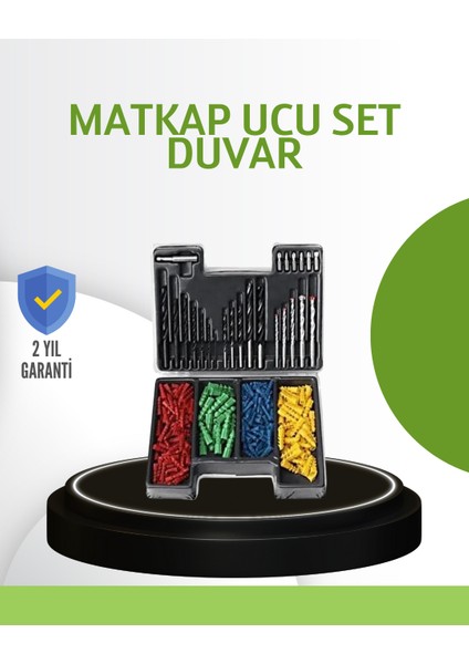 Ahşap Metal Beton Delme Uç Seti Organizerli Karbon Çelik Matkap Ucu