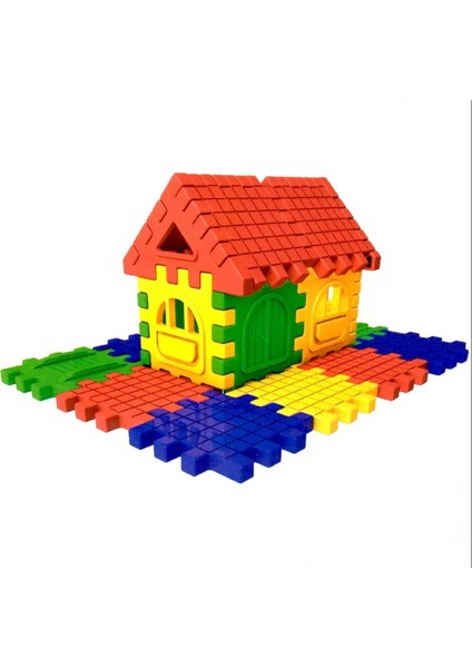 Puzzle City 3D Yapı ve Tasarım Blokları 64 Parça