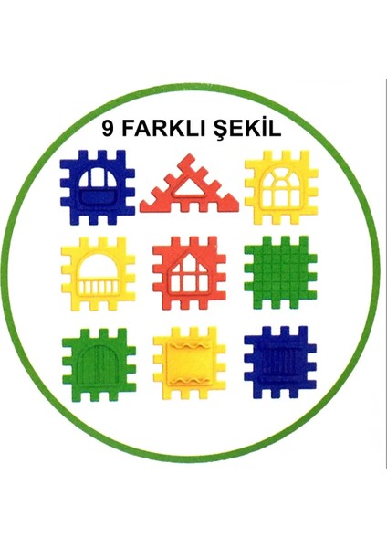 Puzzle City 3D Yapı ve Tasarım Blokları 64 Parça indirimleri