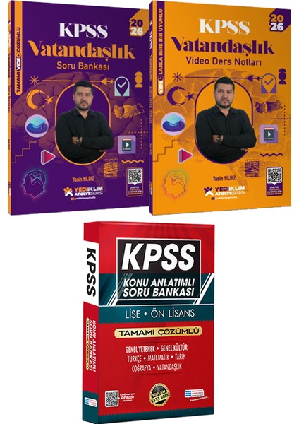 2026 Kpss Atölye Vatandaşlık Soru ve Video Ders Notları - Lise Önlisans Konu Ant. Soru