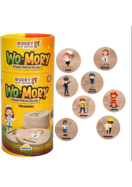 Woody Wo-Mory Ahşap Hafıza Oyunu fiyatları