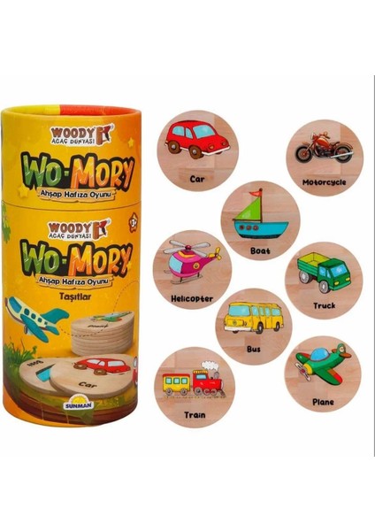 Woody Wo-Mory Ahşap Hafıza Oyunu modelleri