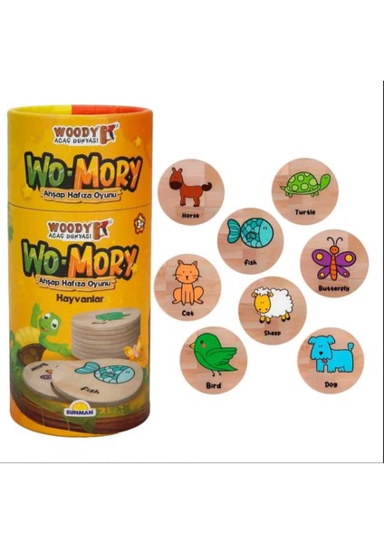 Woody Wo-Mory Ahşap Hafıza Oyunu fırsatları