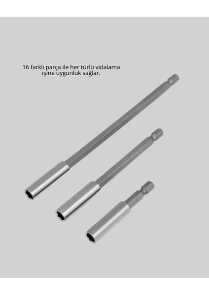 16LI Matkap Ucu Seti̇ fırsatları