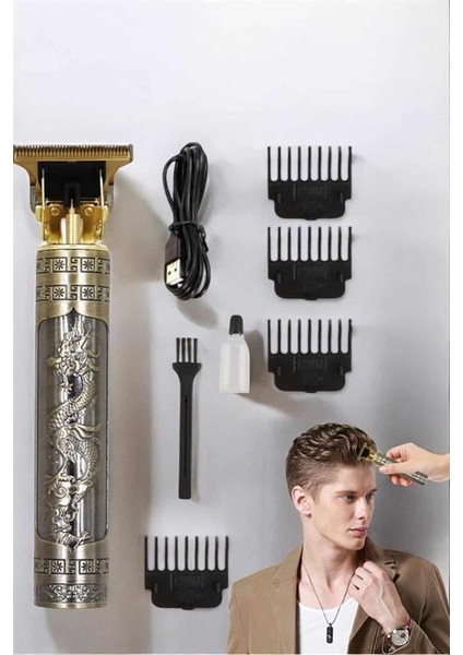 Profesyonel Şarjlı Saç ve Sakal Şekillendirici Çizik Tıraş Makinesi
