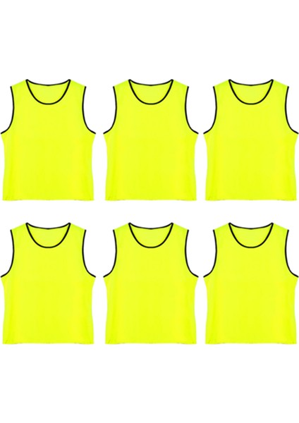 Yetişkin Beden 6'lı Set Antrenman Yeleği Bip