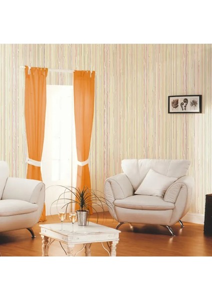 Renkli Dikey Çizgi Duvar Kağıdı 3104 fırsatları