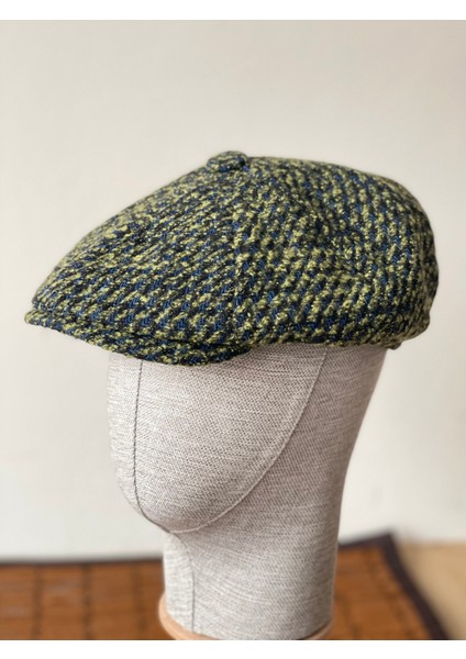 Kışlık Özel Kumaş Yünlü Peaky Blinders Model Dökümlü Unisex Yünlü Kasket Şapka fiyatları