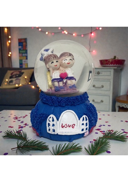 Mini Kar Küresi Işıklı