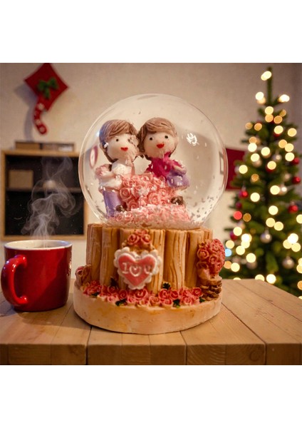 Mini Kar Küresi Işıklı