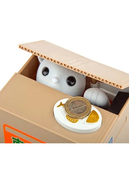 Para Çalan Hırsız Kedi Kumbara ( )