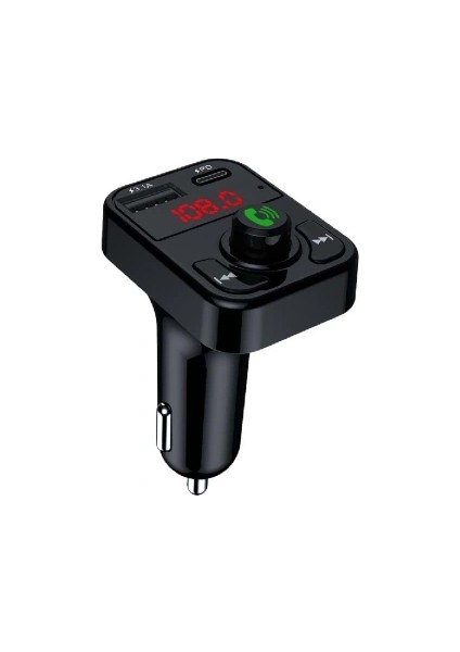 Qc 3.1A USB & Pd /tf Fm Transmitter ( )