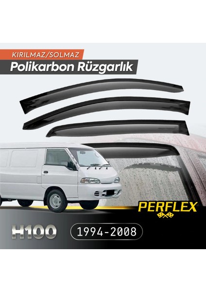 H100 Minibüs 1994-2008 Cam Rüzgarlığı V2 Düz ( )
