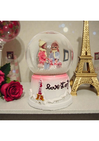 Mini Kar Küresi Işıklı