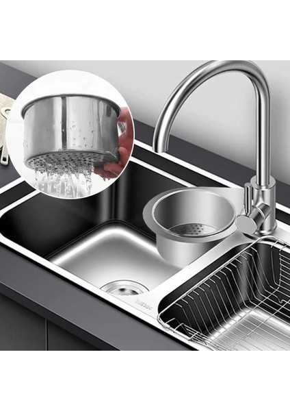 Kuğu Tasarımlı Paslanmaz Lavabo Drenaj Sepeti ( )