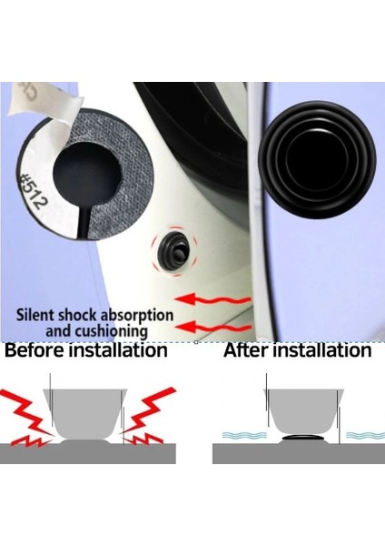 Araba Kapısı Darbe Emici Pad Seti ( )