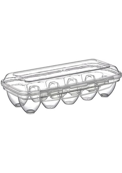 10 Bölmeli Kilitli Kapaklı Yumurtalık Saklama Kutusu YU110 ( )