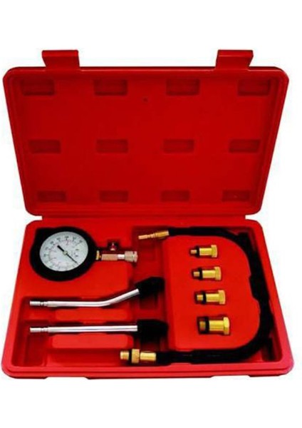 Kompresyon Test Kiti, Benzinli Motor, 8 Parça, Güç ve Performans Ölçüm