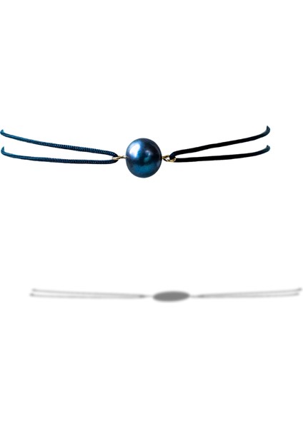 Moira — Siyah Inci Ip Bileklik modelleri