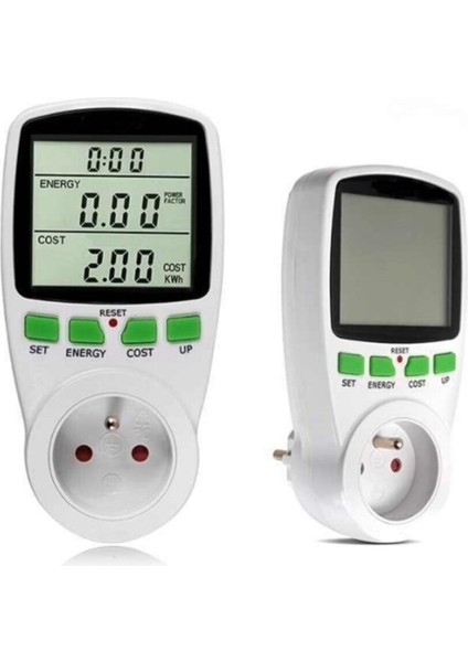 Yüksek Performanslı Wattmetre 16A 3680W Güç Ölçüm Cihazı fiyatları