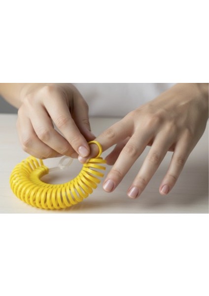 Şık Yüzük Mastarı Halka, 6-40 Ölçü, Dayanıklı ve Zarif Tasarım