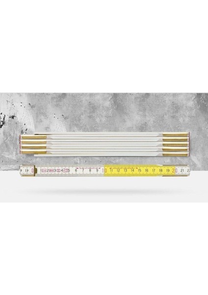 Ahşap Kırma Metre, Gizli Perçin, 2 Metre, Dayanıklı ve Kullanışlı fiyatları