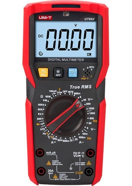 Çok Fonksiyonlu True Rms Dijital Multimetre, Hassas Ölçüm Cihazı