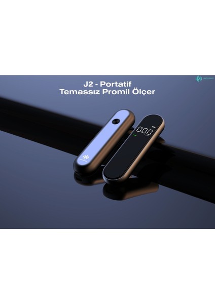 Portatif Dijital Alkolmetre, Temassız Tasarım, LCD Ekran, Promil Ölçüm