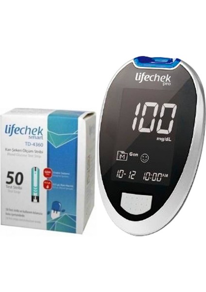Kan Şekeri Ölçüm Cihazı ve 50 Strip ile Sağlıklı Takip
