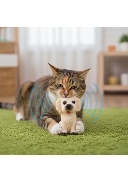 Evcil Hayvan Köpek Şeklinde Plastik Oyuncak