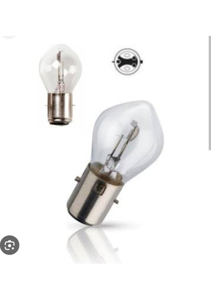 Motorsiklet Önfar Ampülü Çift Tırnak