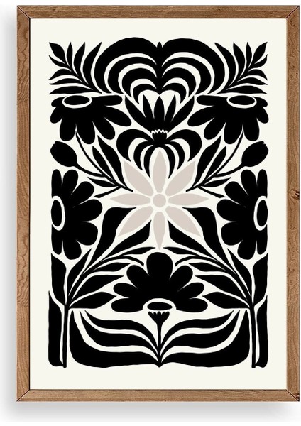 Desen Ahşap Çerçeveli Tablo