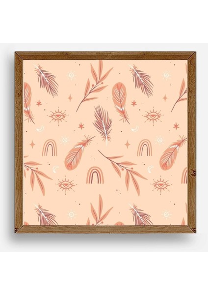 Tüy Ahşap Çerçeveli Tablo