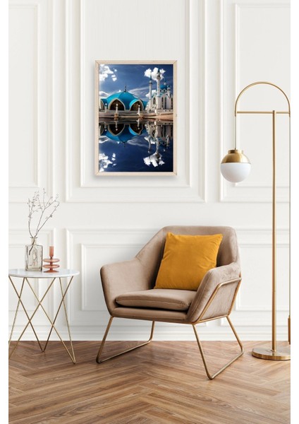 Kabe Camii Ahşap Çerçeveli Tablo modelleri