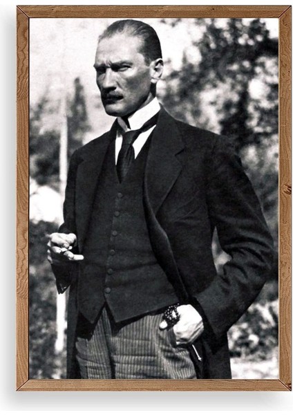 Atatürk Ahşap Çerçeveli Tablo
