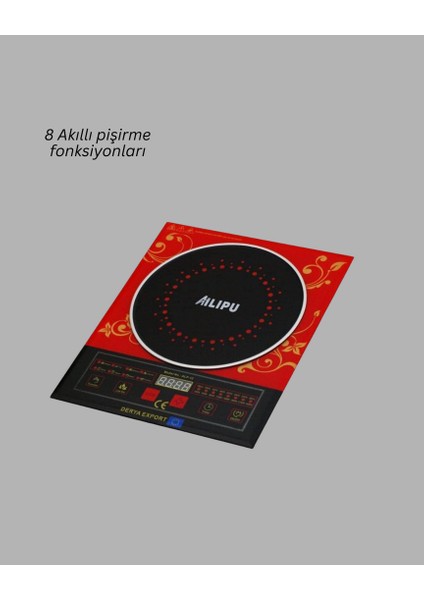 Mtxdpn 8 Akıllı Pişirme Menülü LED Ekranlı Indüksiyon Ocak indirimleri