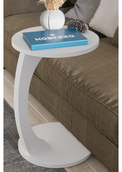 Dekoratif Yuvarlak C Sehpa Modern Zigon Sehpa Koltuk Yanı Sehpası