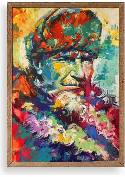 Atatürk Ahşap Çerçeveli Tablo