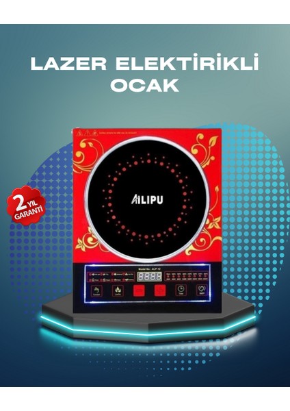 Mtxdpn Dokunmatik LED Ekranlı Indüksiyon Ocak 8 Fonksiyonlu