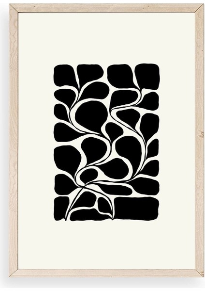 Desen Ahşap Çerçeveli Tablo