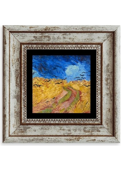 Van Gogh Çerçeveli Taş Tablo
