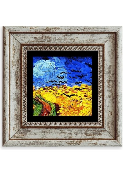 Van Gogh Çerçeveli Taş Tablo
